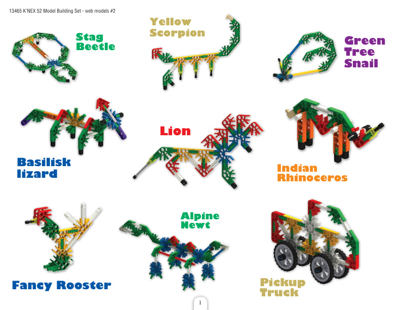 52 Model Building Set Alt 2 13465 instruction manual