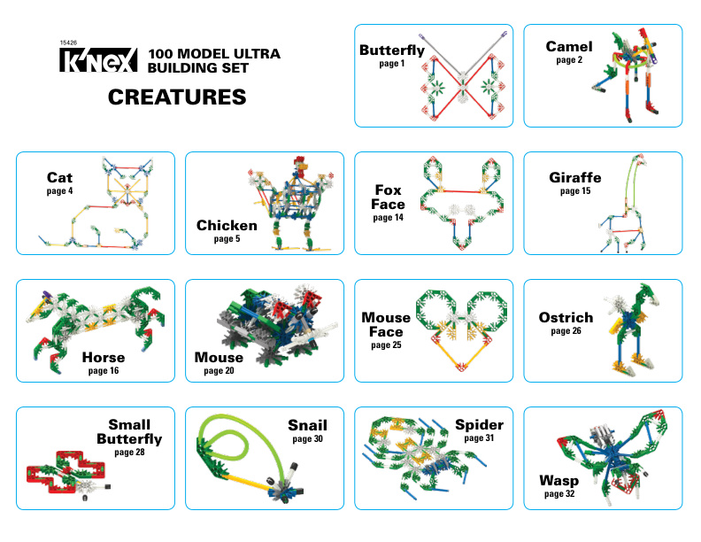 100 Model Ultra Set Costco Canada Alt Creatures 15426 instruction manual