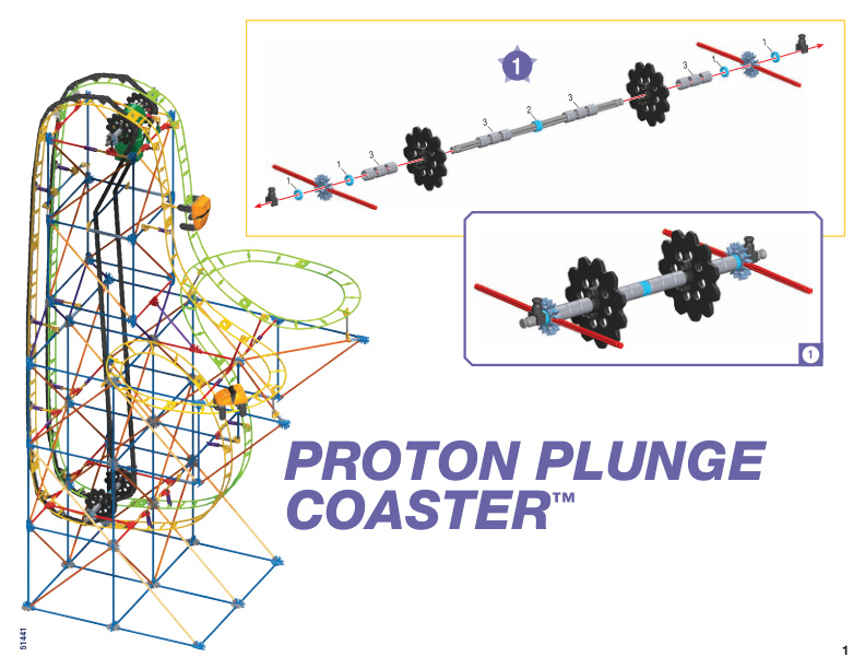 Atomic Coaster Alt Proton Plunge 51441 instruction manual