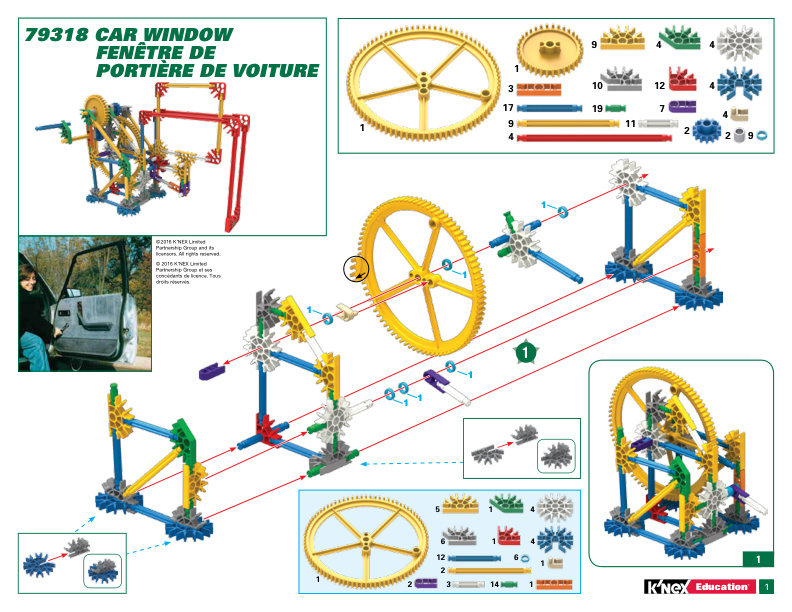 Education STEM Explorations Gears Alt Crank Window 79318 instruction manual