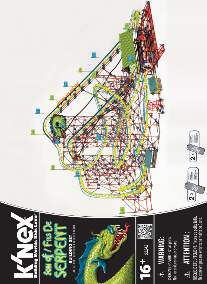 Son of Serpent Coaster part 1 52242 instruction manual
