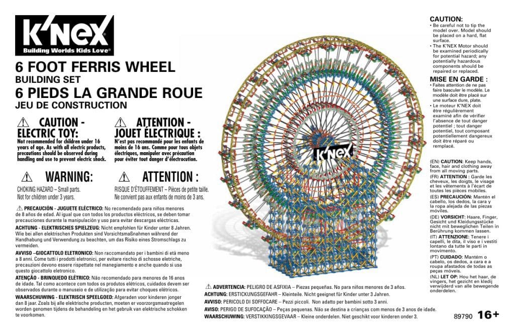 6 Foot Ferris Wheel 89790