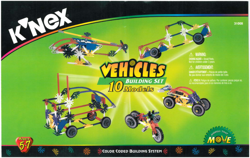 Vehicles Building Set 31008 instruction manual
