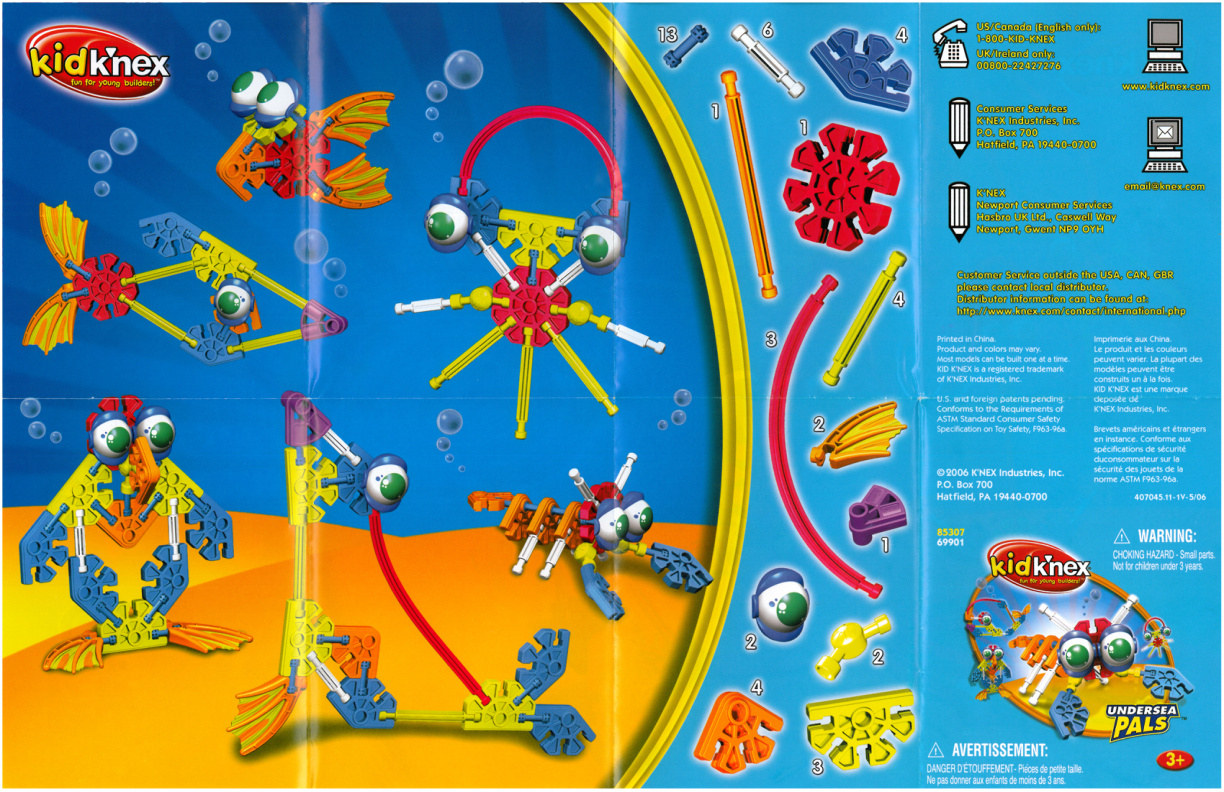 UnderseaPals 85307 instruction manual