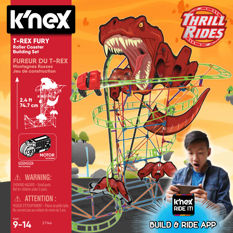 T Rex Fury Roller Coaster 27146 instruction manual