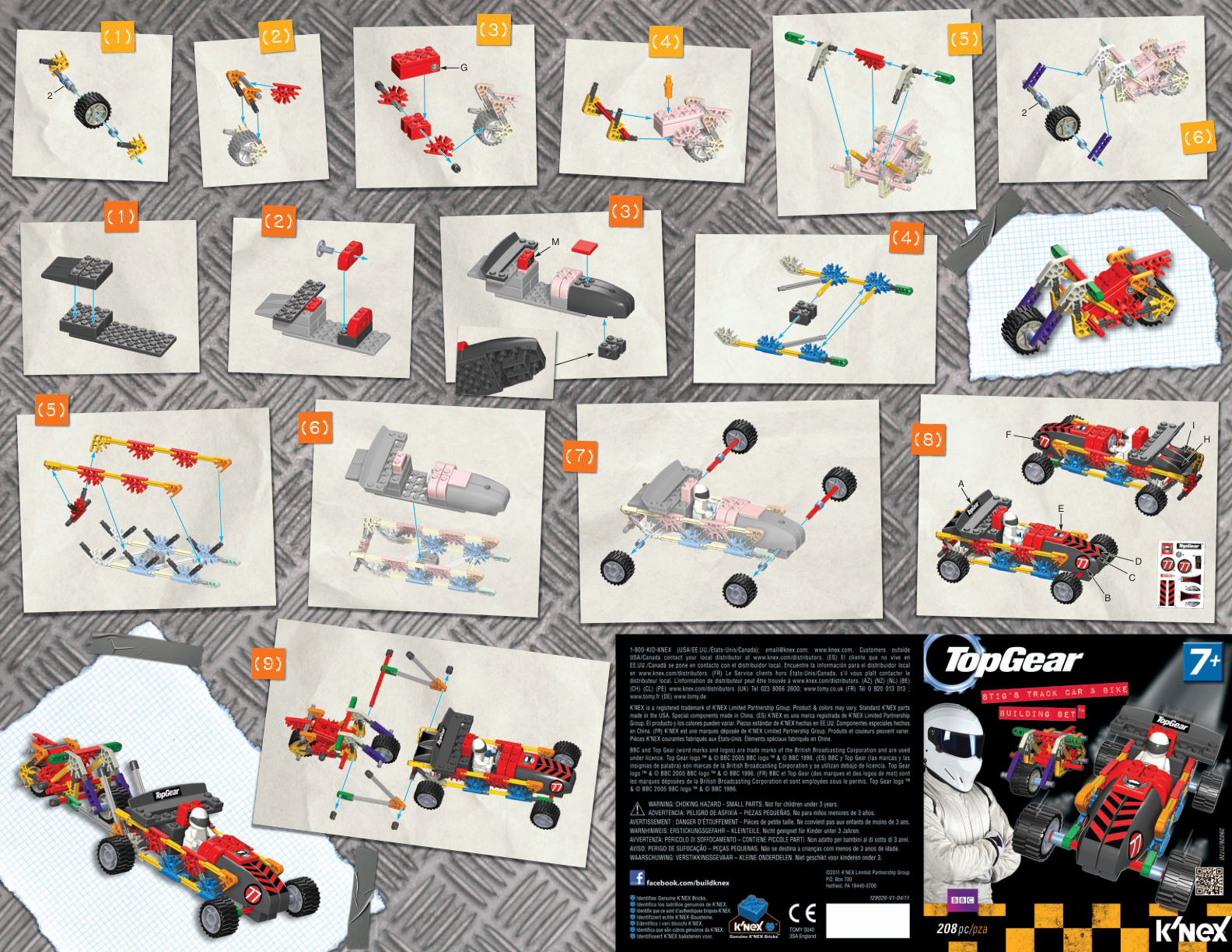 Track Car and Bike 29026 instruction manual