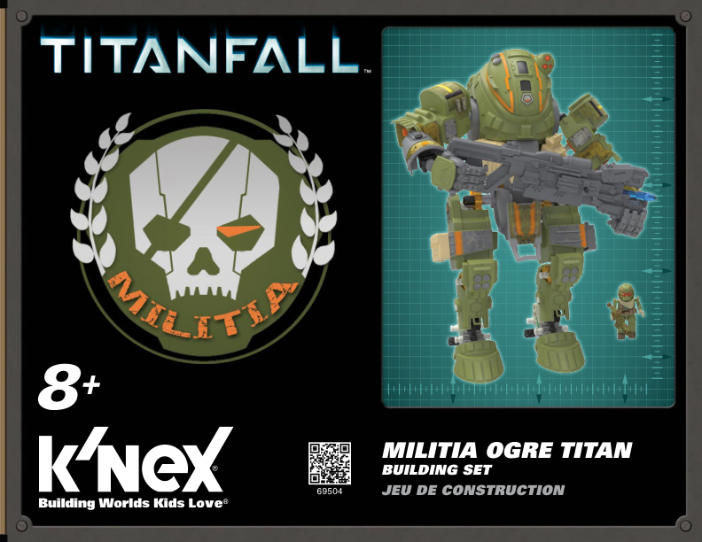 Titanfall Militia Ogre Titan 69504 instruction manual