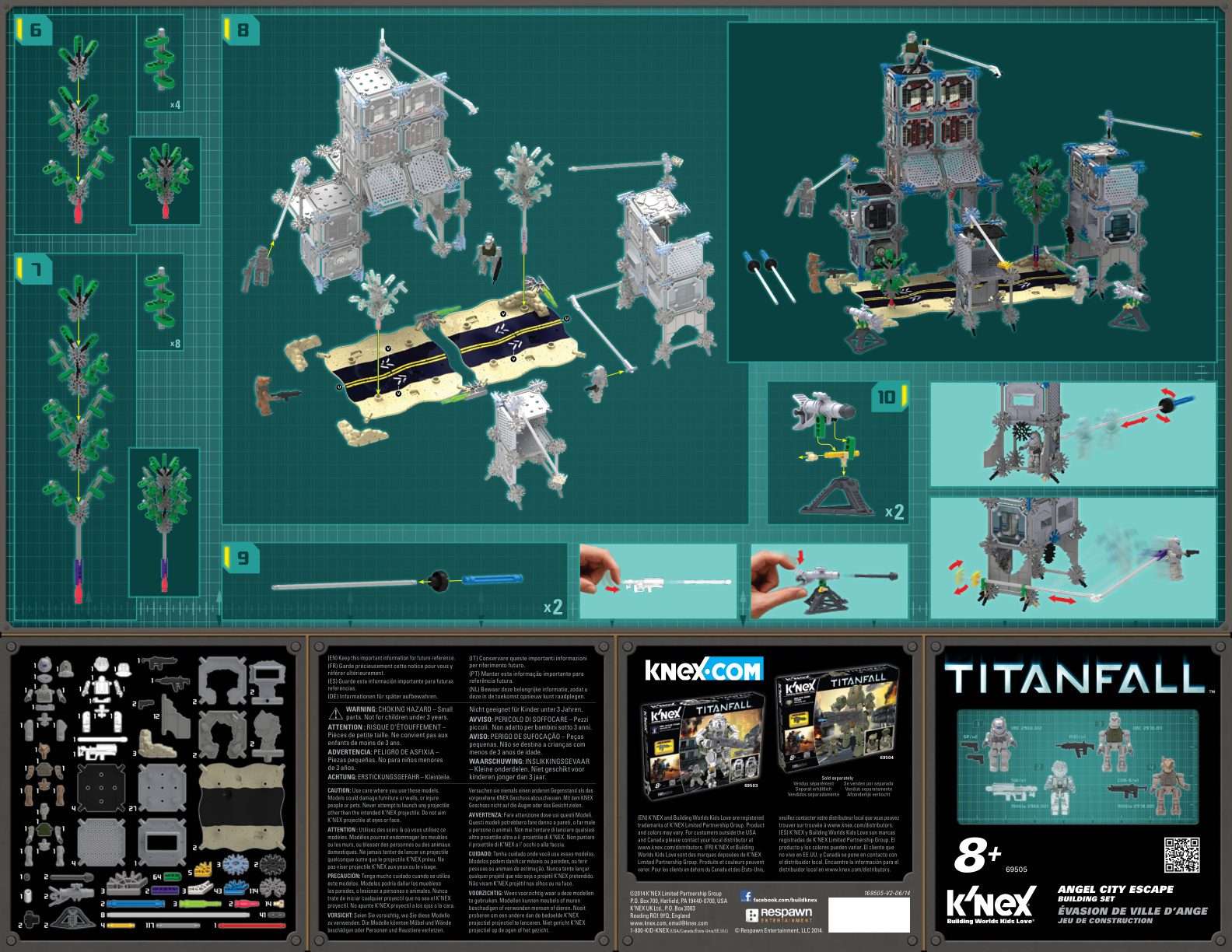 Titanfall Angel City Escape 69505 instruction manual