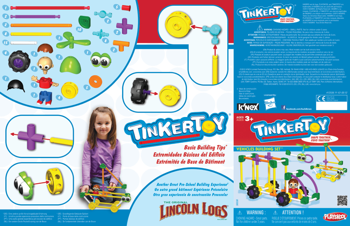 TINKERTOY Vehicles 56536 instruction manual