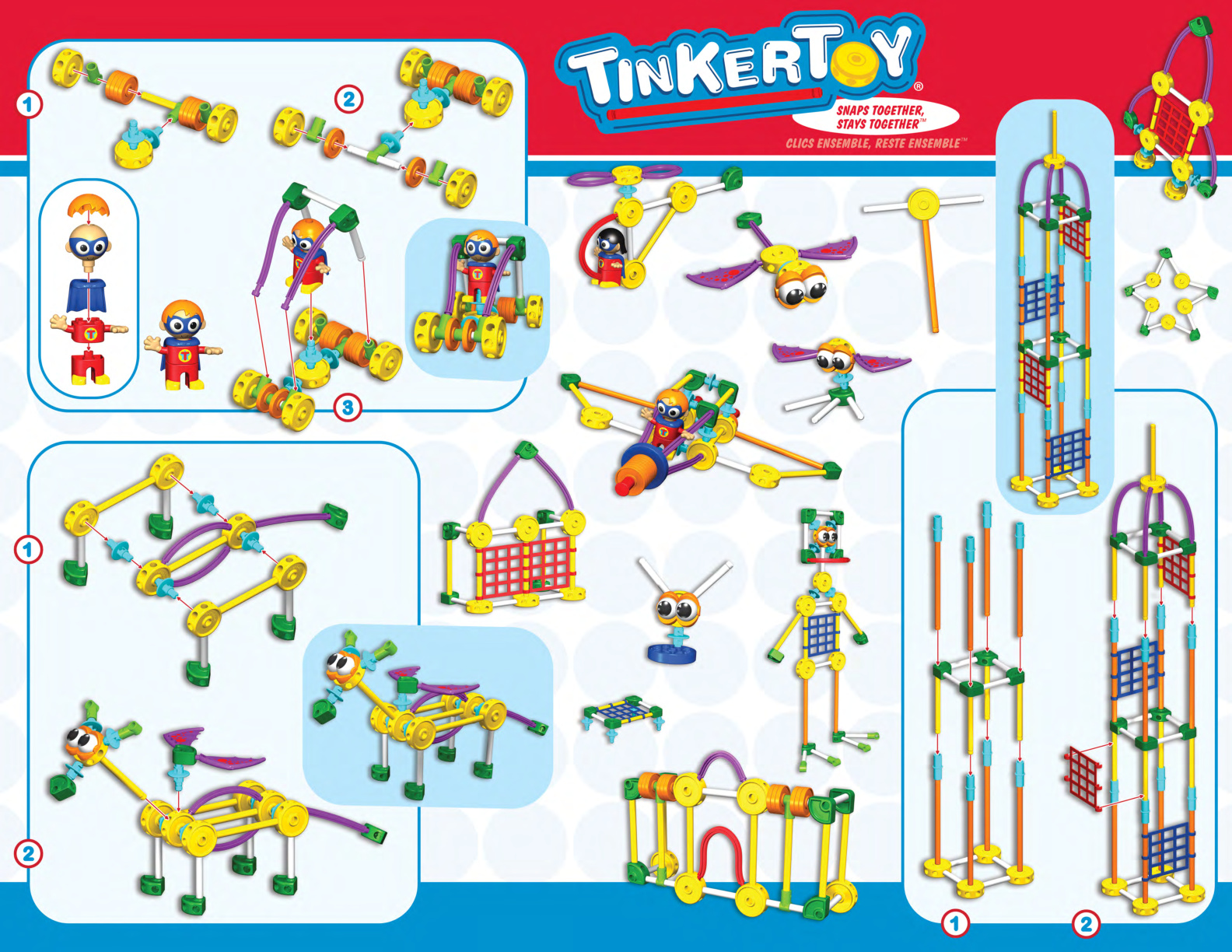 TINKERTOY Super Tink 56434 instruction manual