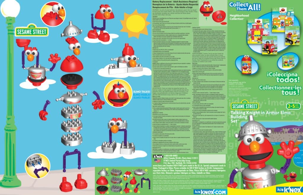 Talking Knight in Armor Elmo 85523