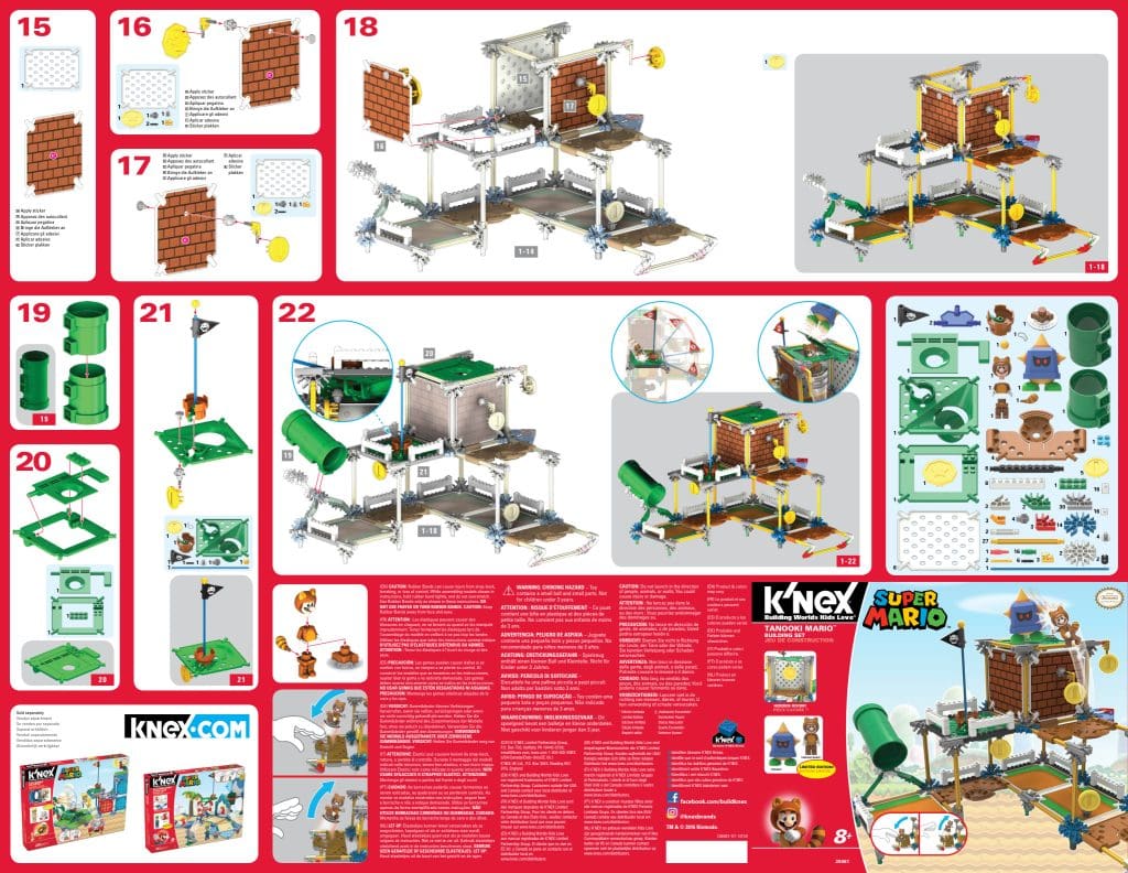 Super Mario Tanooki Mario Building Set 38461