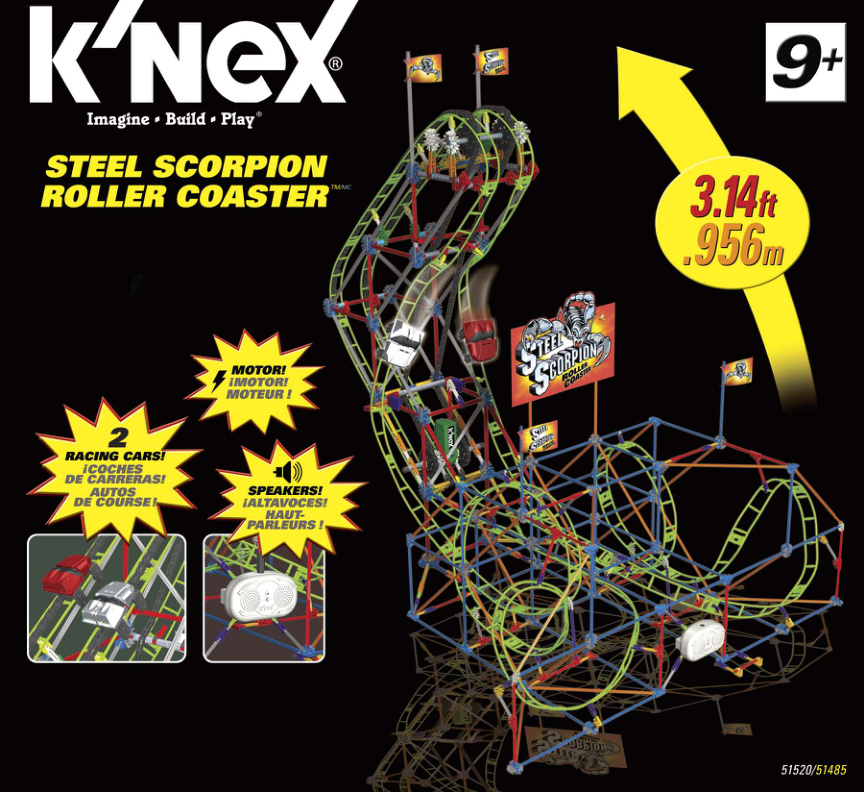 Steel Scorpion Roller Coaster 51520 instruction manual