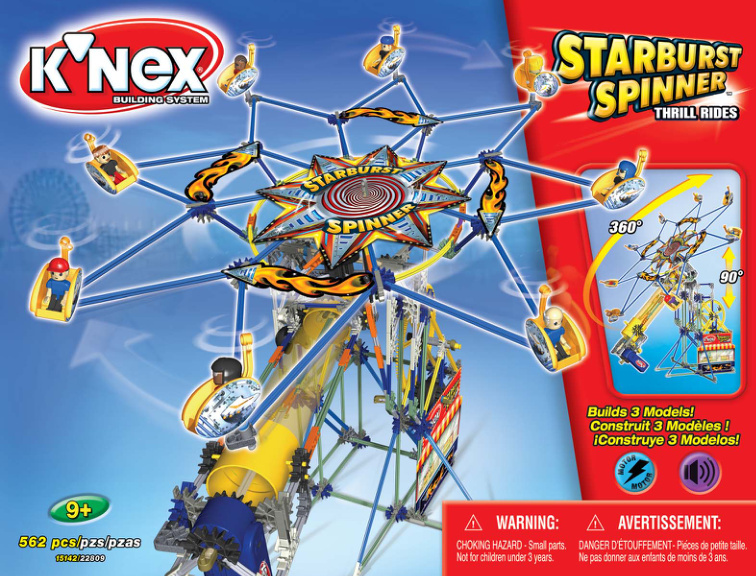 Starburst Spinner 15142 instruction manual