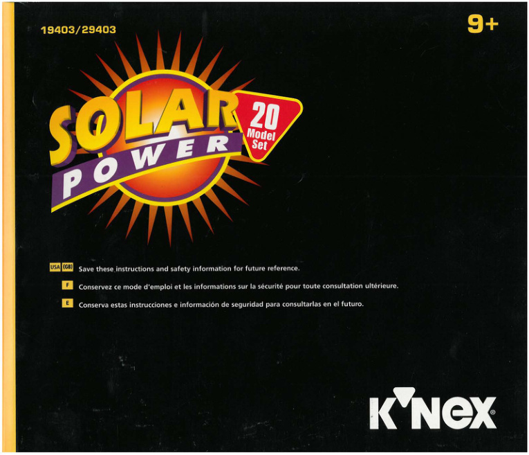 Solar Power 20 19403 instruction manual