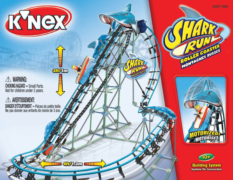Shark Run Roller Coaster 13057 instruction manual