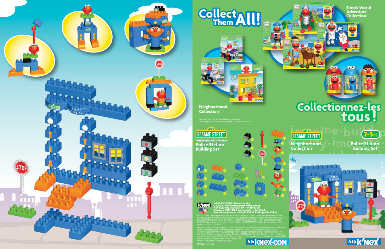 Sesame Street Police Station 85373 instruction manual