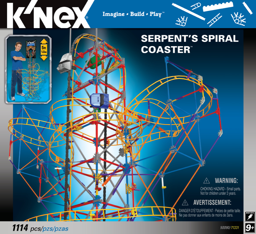 Serpent Spiral Coaster 50090 instruction manual