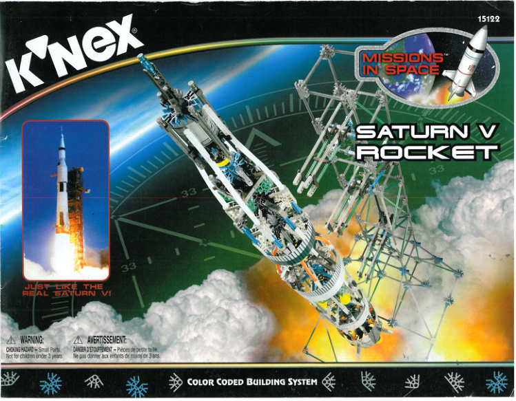 Saturn V Rocket 15122 instruction manual