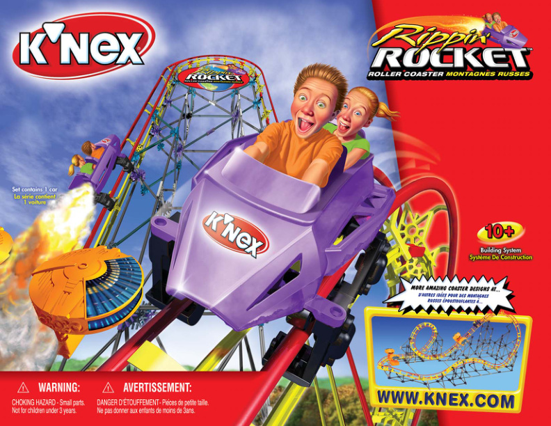 Rippin Rocket Roller Coaster 63166 instruction manual