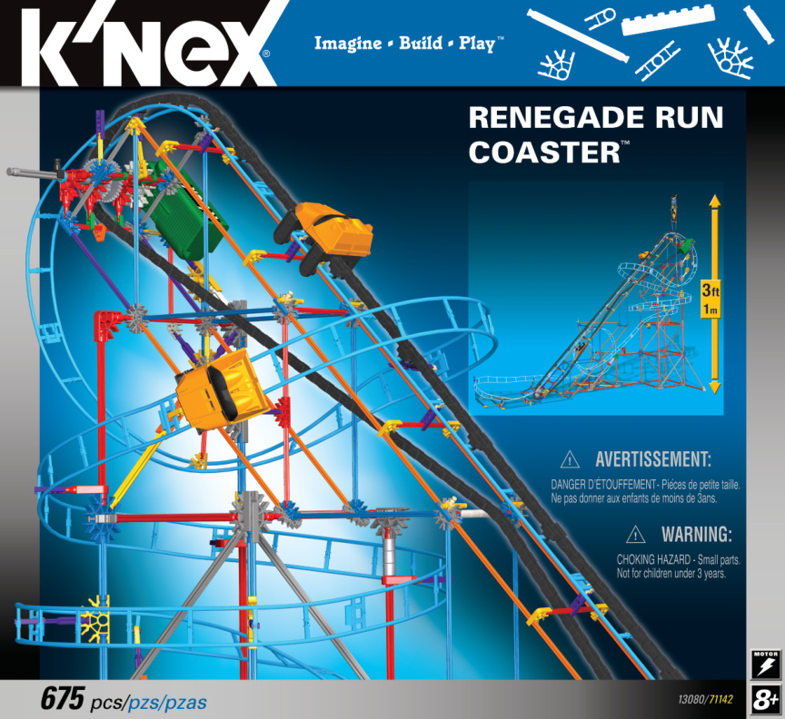 Renegade Run Coaster 13080 instruction manual