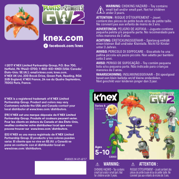 PVZ Mystery Figures Series 6 Citron 53003 instruction manual