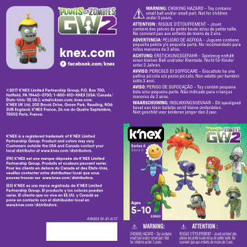 PVZ Mystery Figures Series 6 Imp 53003 instruction manual