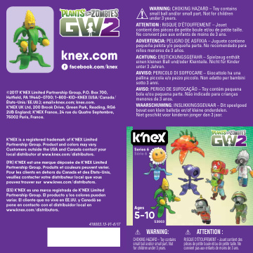 PVZ Mystery Figures Series 6 Kernal Corn 53003 instruction manual
