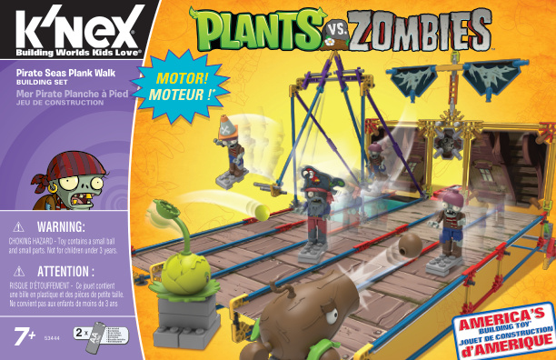 Plants vs Zombies Pirate Seas Plank Walk 53444 instruction manual