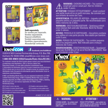 Plants vs Zombies Mystery Fig Sunflower 53437 instruction manual