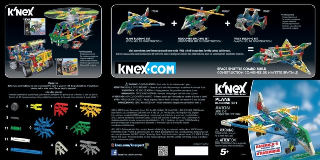 Plane Building Set Five Below 17558
