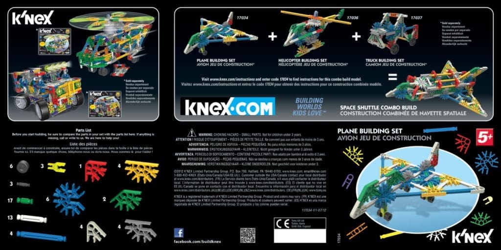 Plane Building Set 17034