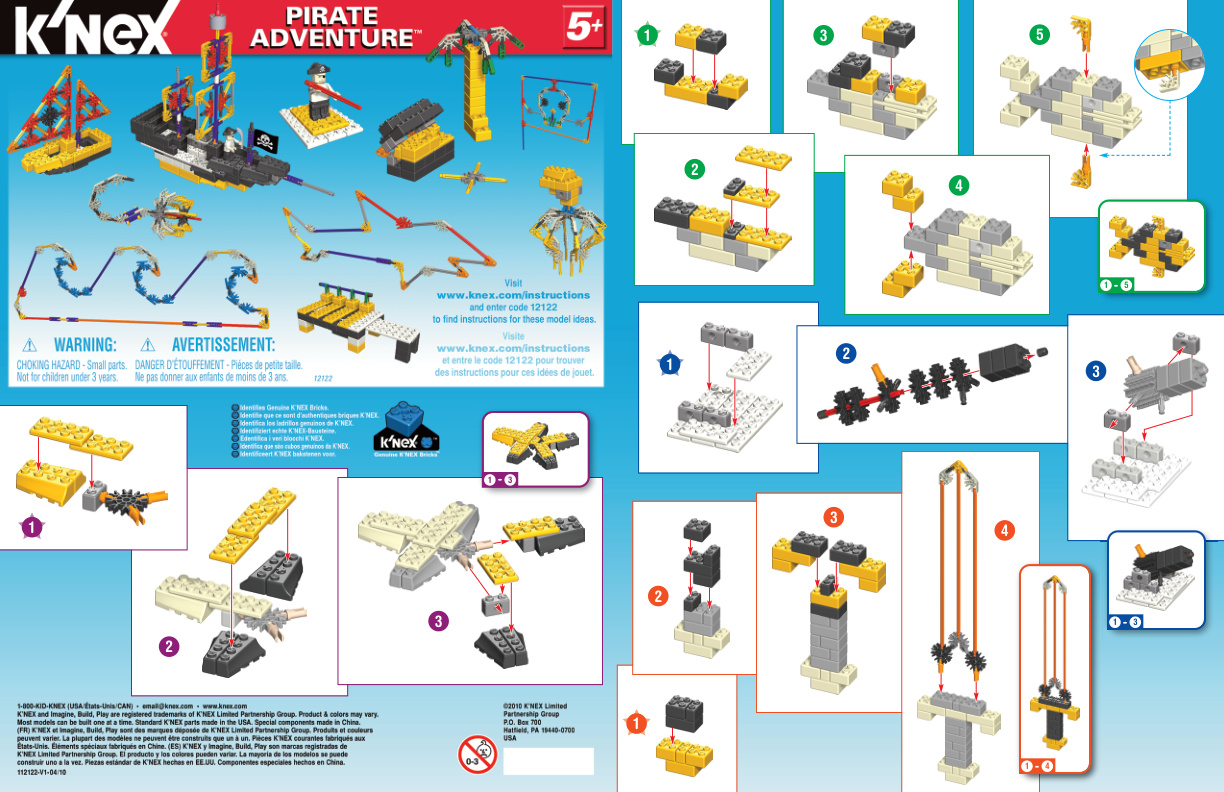 Pirate Adventure 12122 instruction manual