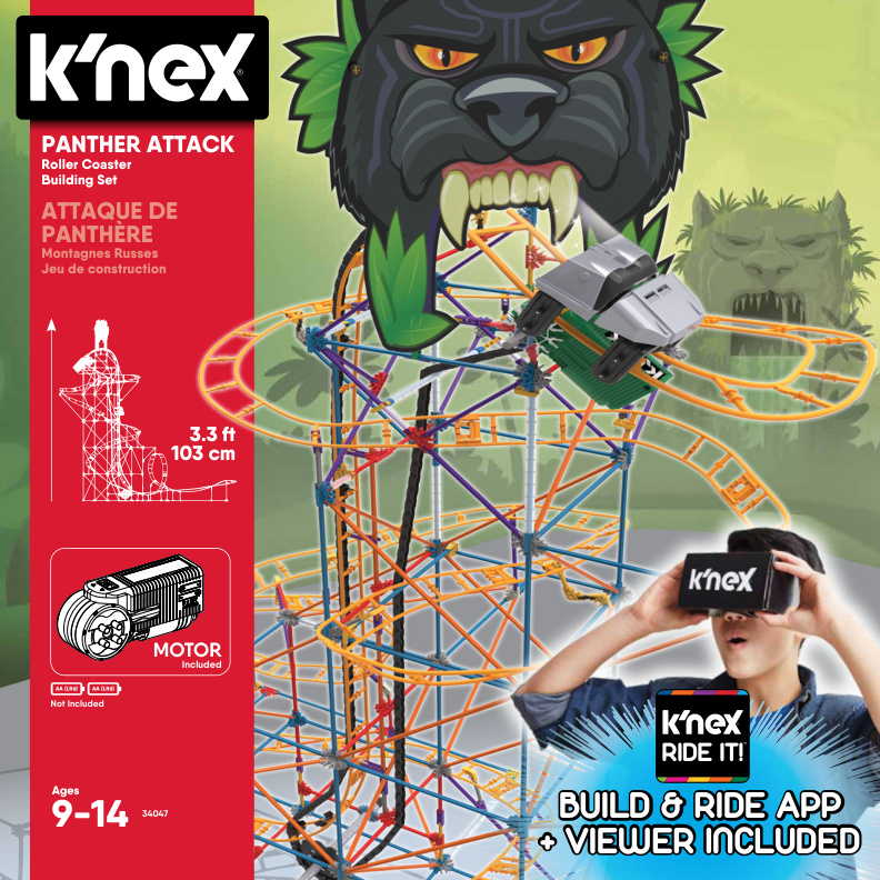 Panther Attack Roller Coaster 34047 instruction manual
