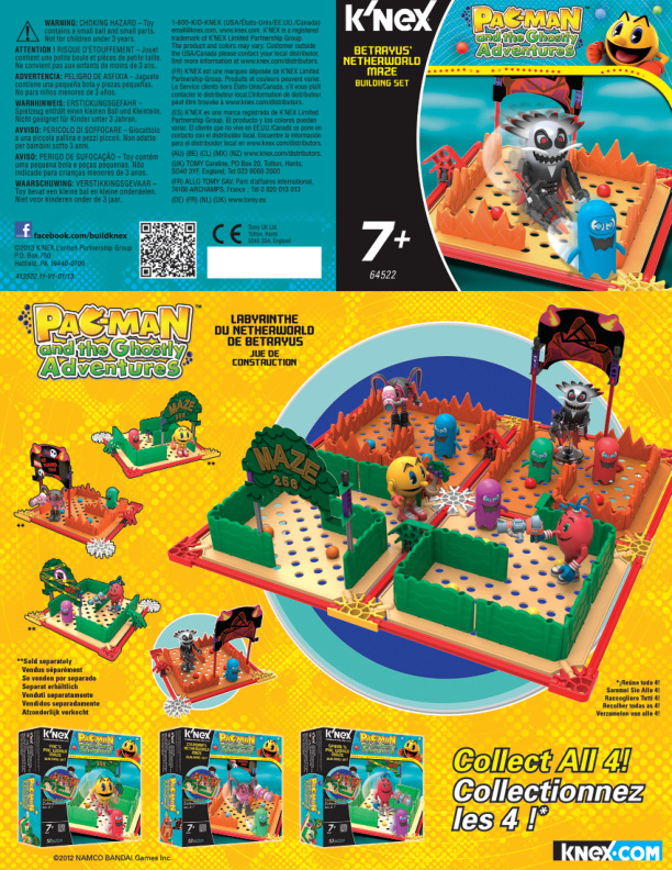 Pacman Betrayus Netherworld Maze 64522 instruction manual