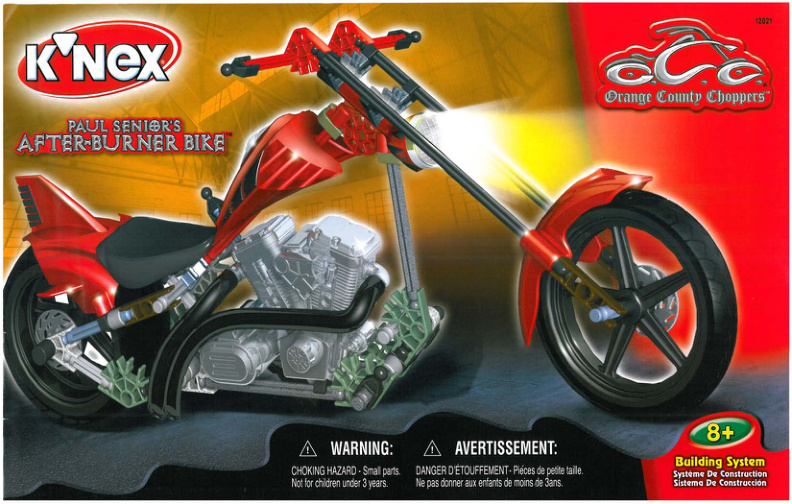 OCC Paul Sr After Burner Bike 12021 instruction manual