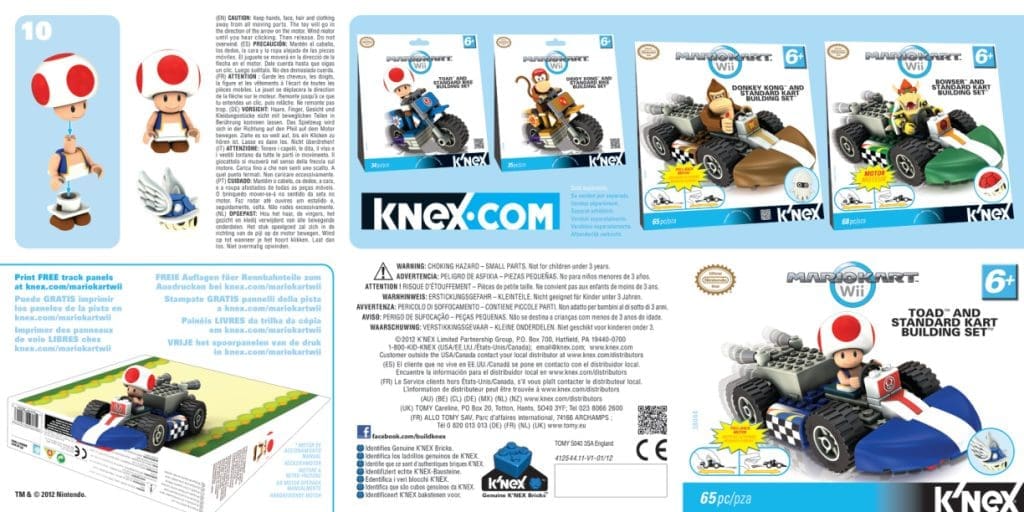 Nintendo Toad Standard Kart 38044