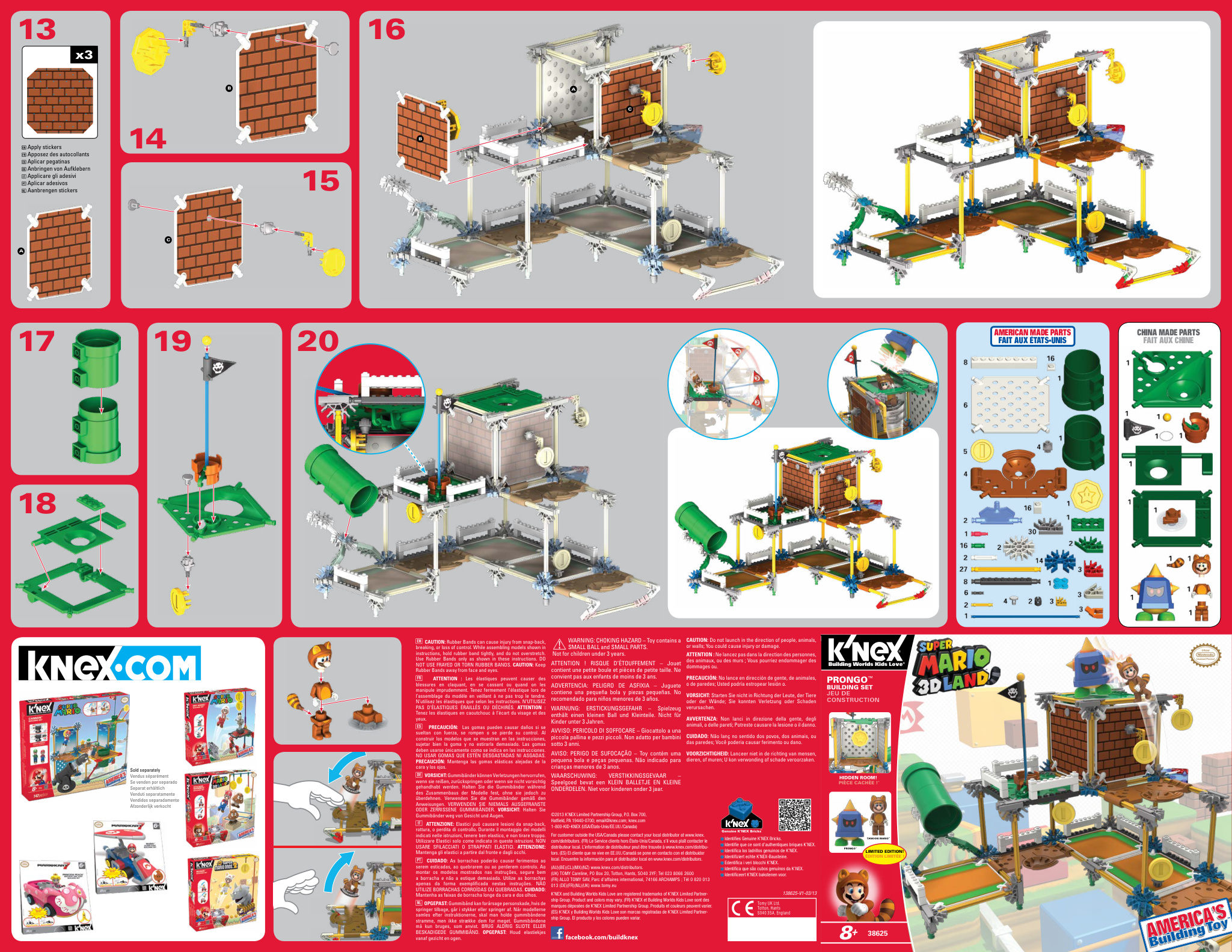 Nintendo Super Mario Prongo 38625 instruction manual