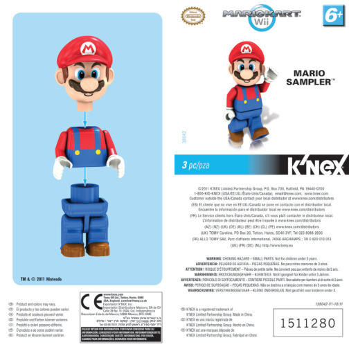 Nintendo Mario sampler 38042 instruction manual