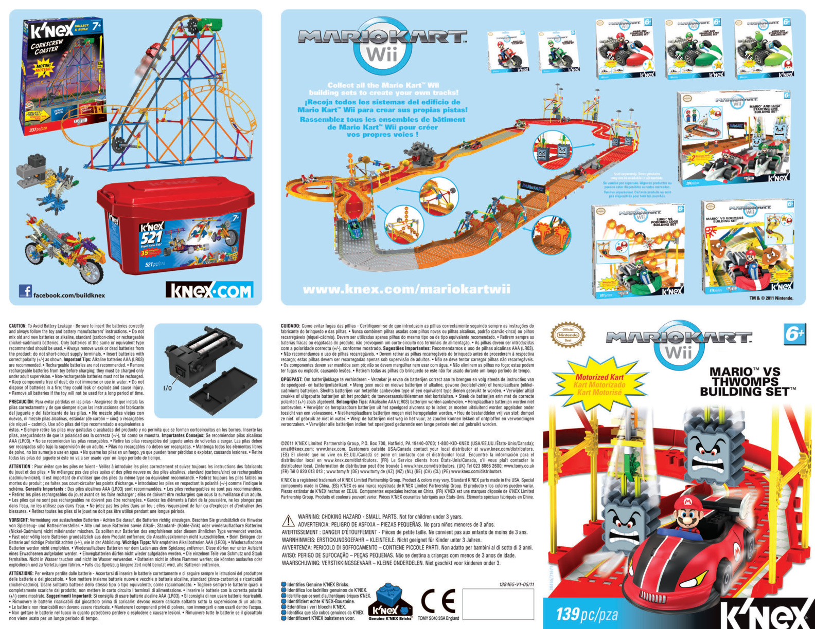 Nintendo Mario Kart Mario vs Thwomps 38465 instruction manual