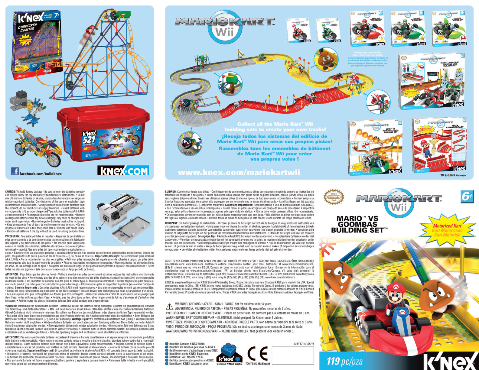 Nintendo Mario Kart Mario vs Goombas 38467 instruction manual