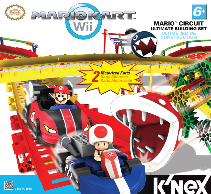 Nintendo Mario Kart Mario Circuit Ultimate Building Set 38501 instruction manual