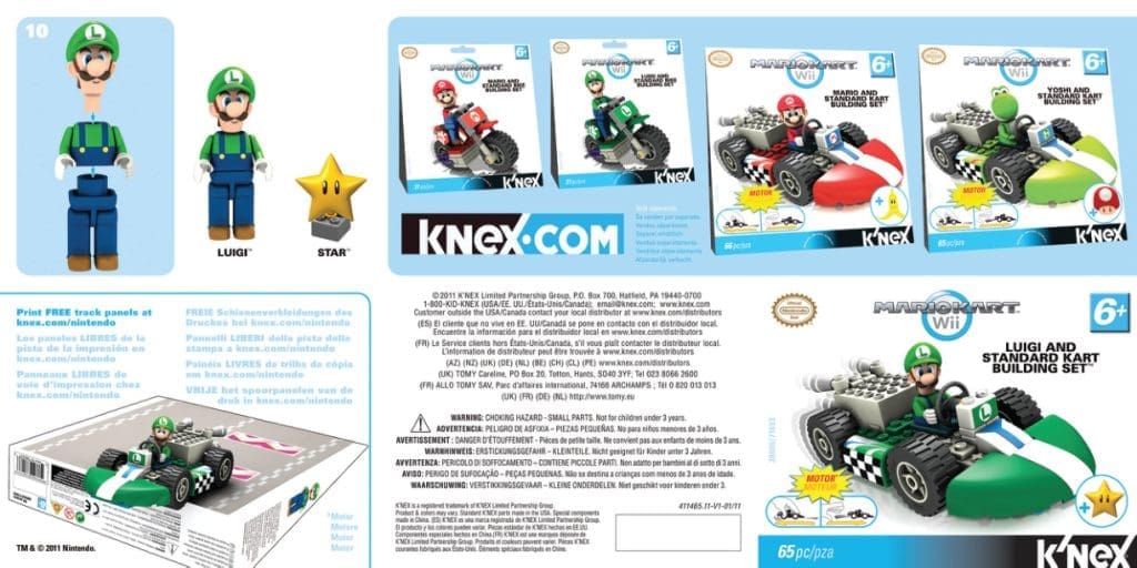 Nintendo Mario Kart Luigi Kart 38005