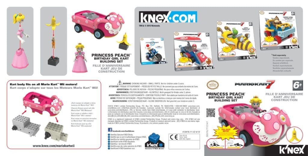 Nintendo Mario Kart 7 Princess Peach Kart 38570