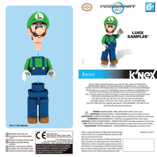 Nintendo Luigi Sampler 38068 instruction manual