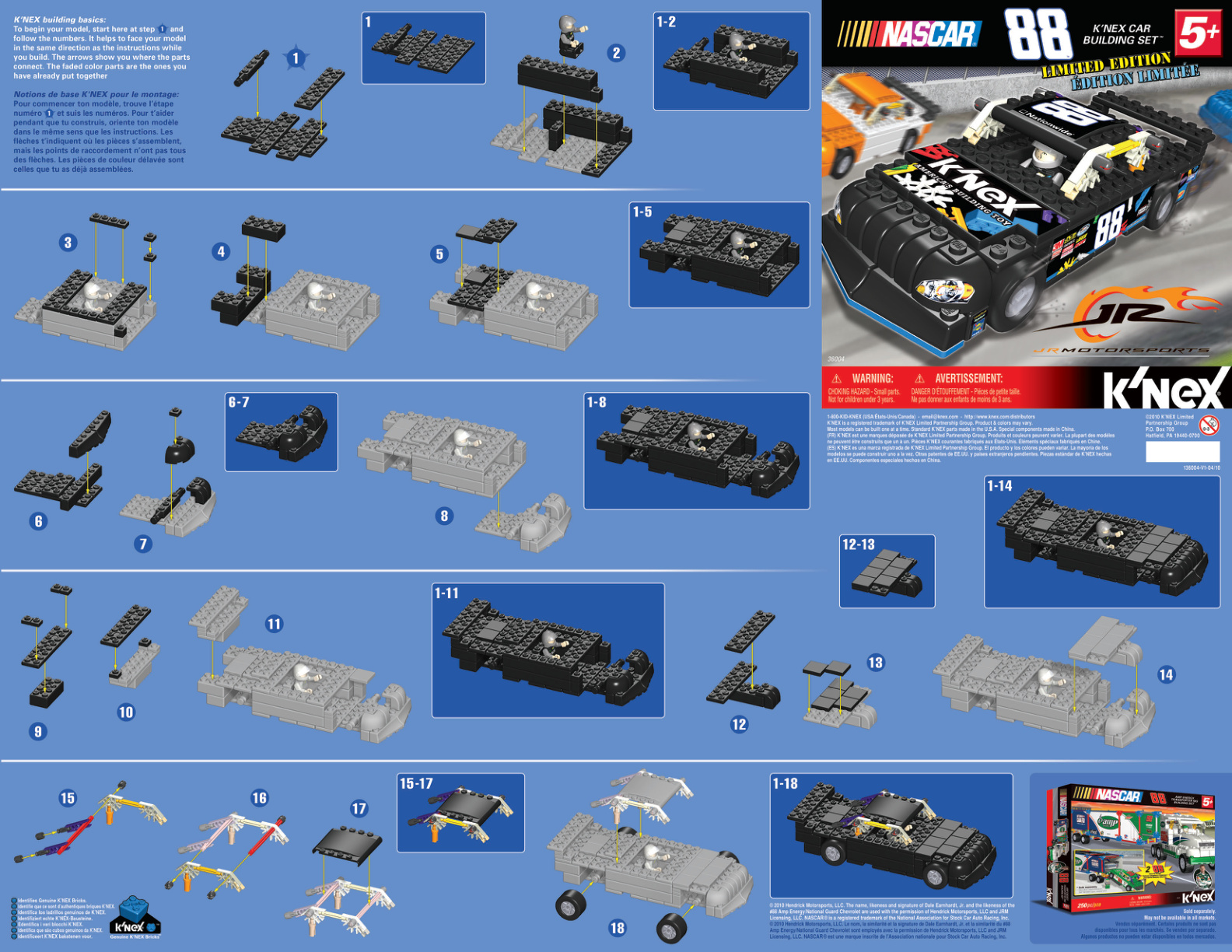 Nascar K 27NEX Car 36004 instruction manual