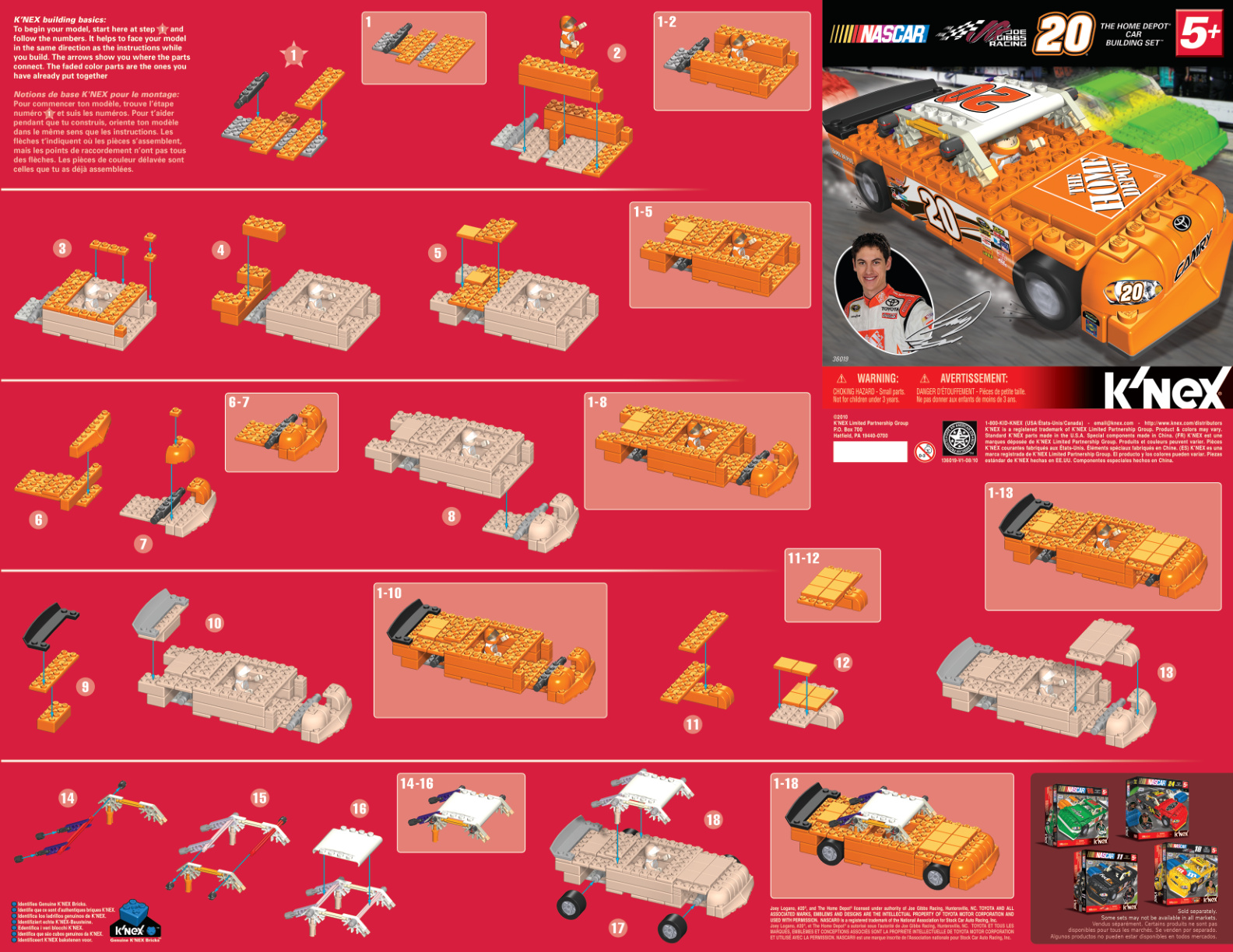 Nascar Home Depot 2320 36019 instruction manual