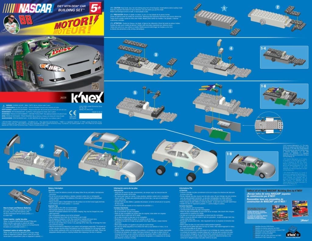 Nascar Diet Mtn Dew 88 motorized 36225