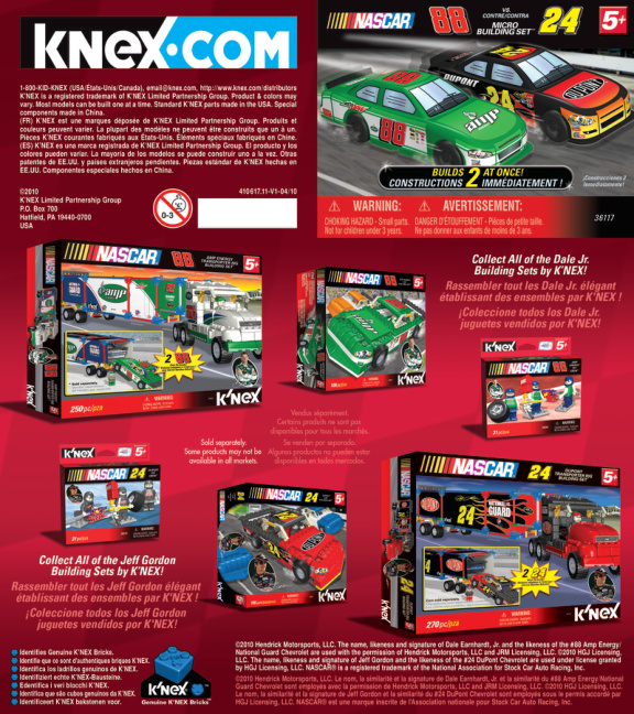 Nascar 88 VS 24 Micro 36117 instruction manual