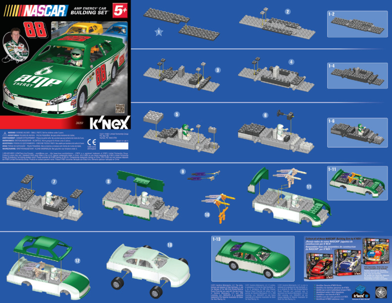 NASCAR 88 Amp Energy Car 36051 instruction manual